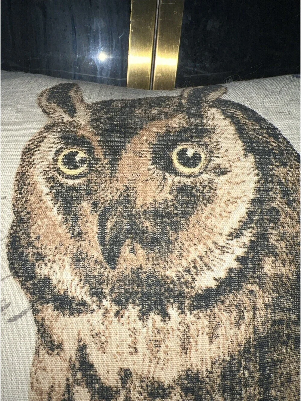 Owl Decorative Pillow  18x 18